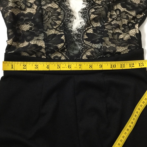 3/$20 Pompous Girl | Lace Romper with mesh - Picture 8 of 9